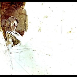 Andrew Wyeth, Andrew Wyeth Print, American Art, American Artist, Americana, Wyeth Print, Wyeth Art, Pennsylvania Artist, &quot;The Apron 1967&quot;
