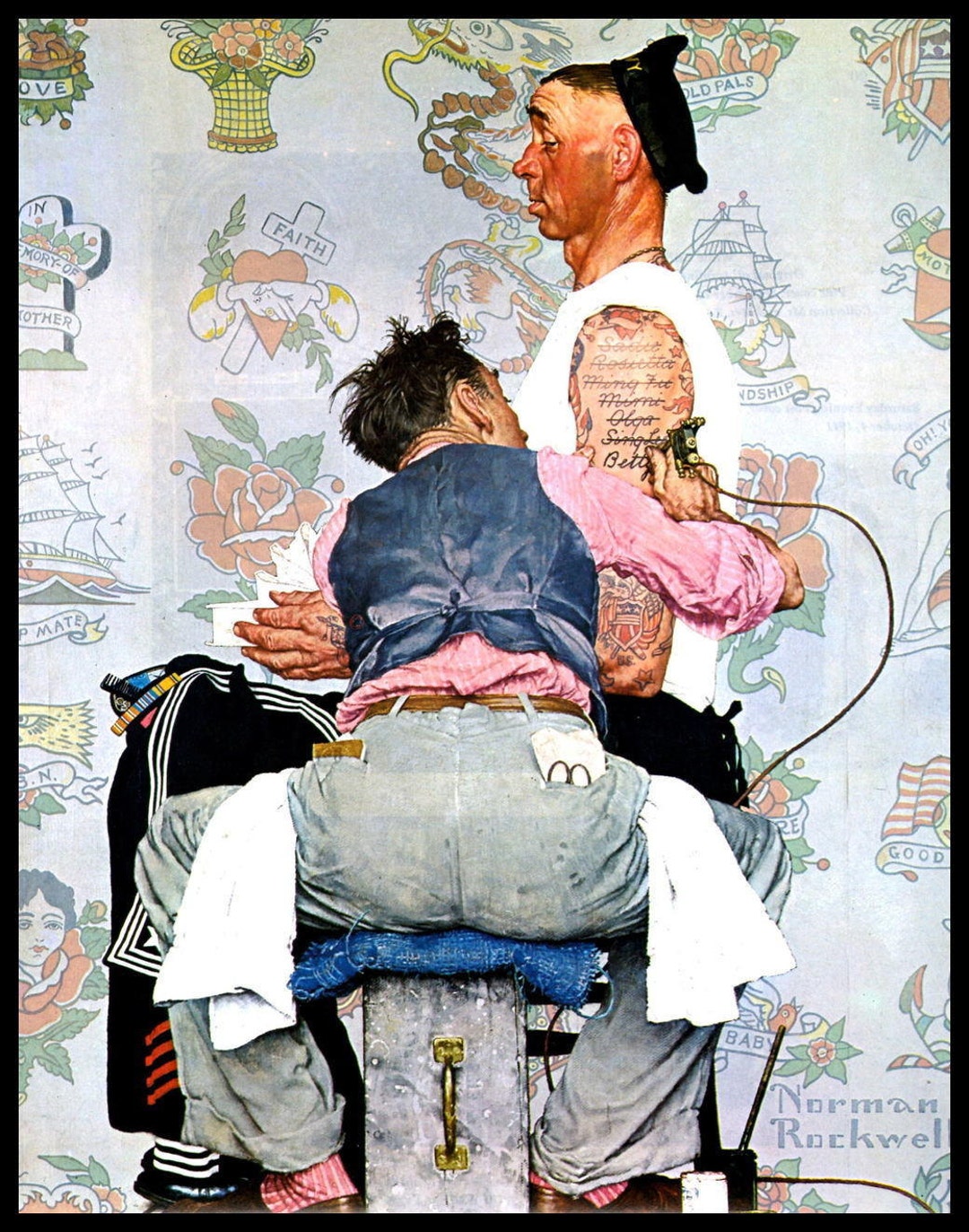 Norman Rockwell Print, 