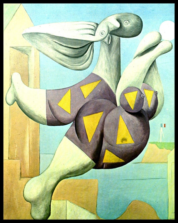 Picasso Badende Beim Februar ca. 1932 Pablo | Etsy