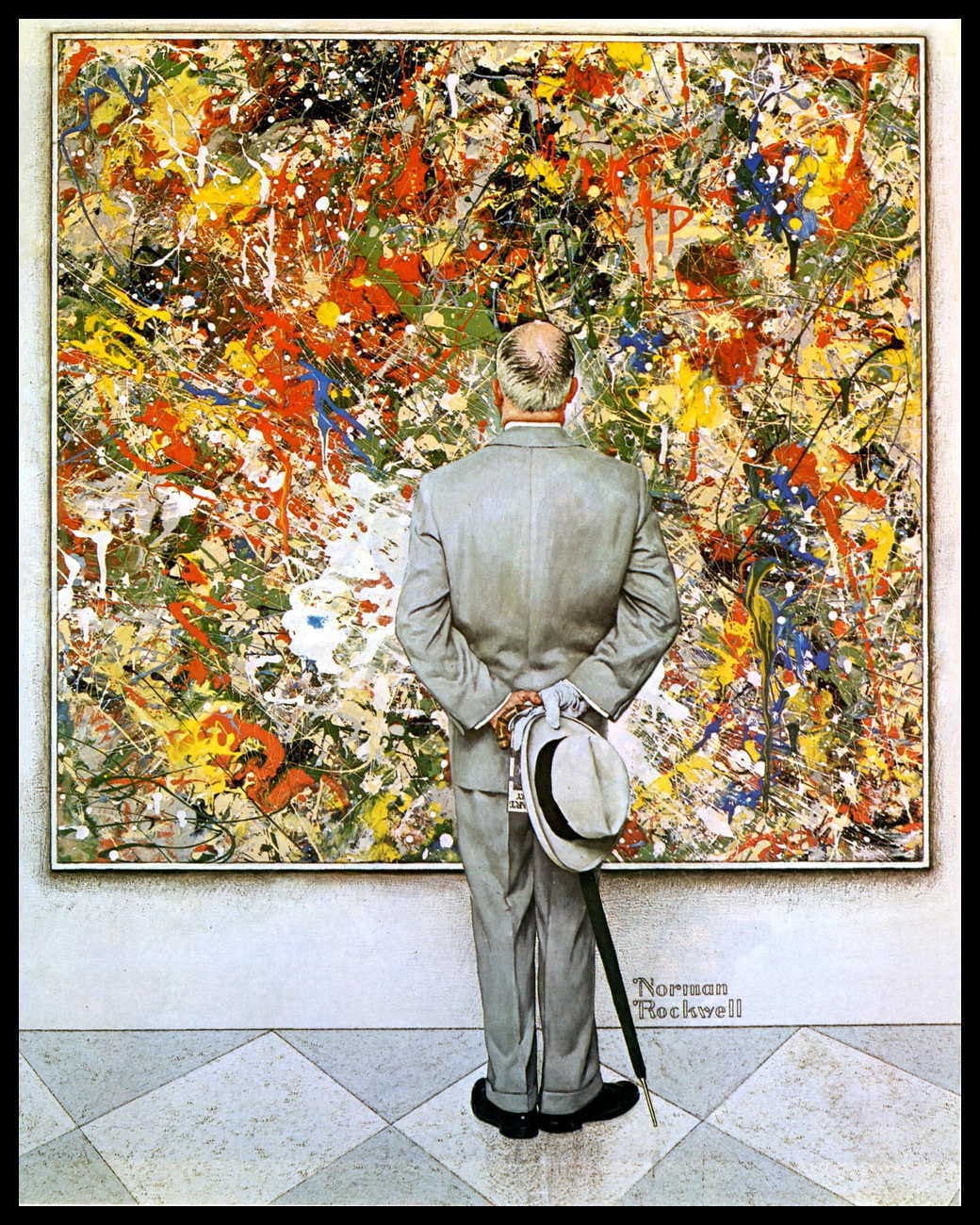 Norman Rockwell Print, 