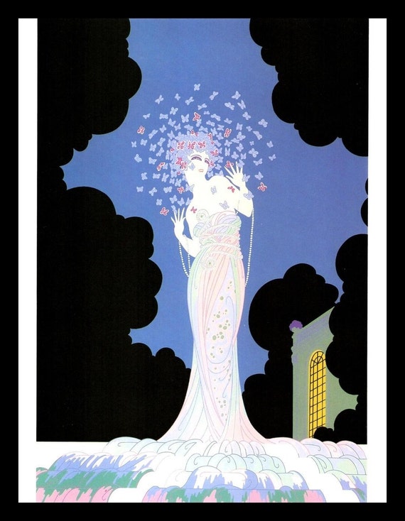 Scorpio by Erte Paper Print Repro The Zodiac