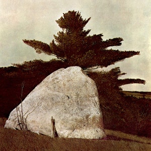 Andrew Wyeth, Andrew Wyeth Print, American Art, American Artist, Americana, Wyeth Print, Wyeth Art, Pennsylvania Artist, &quot;Far From Needham&quot;