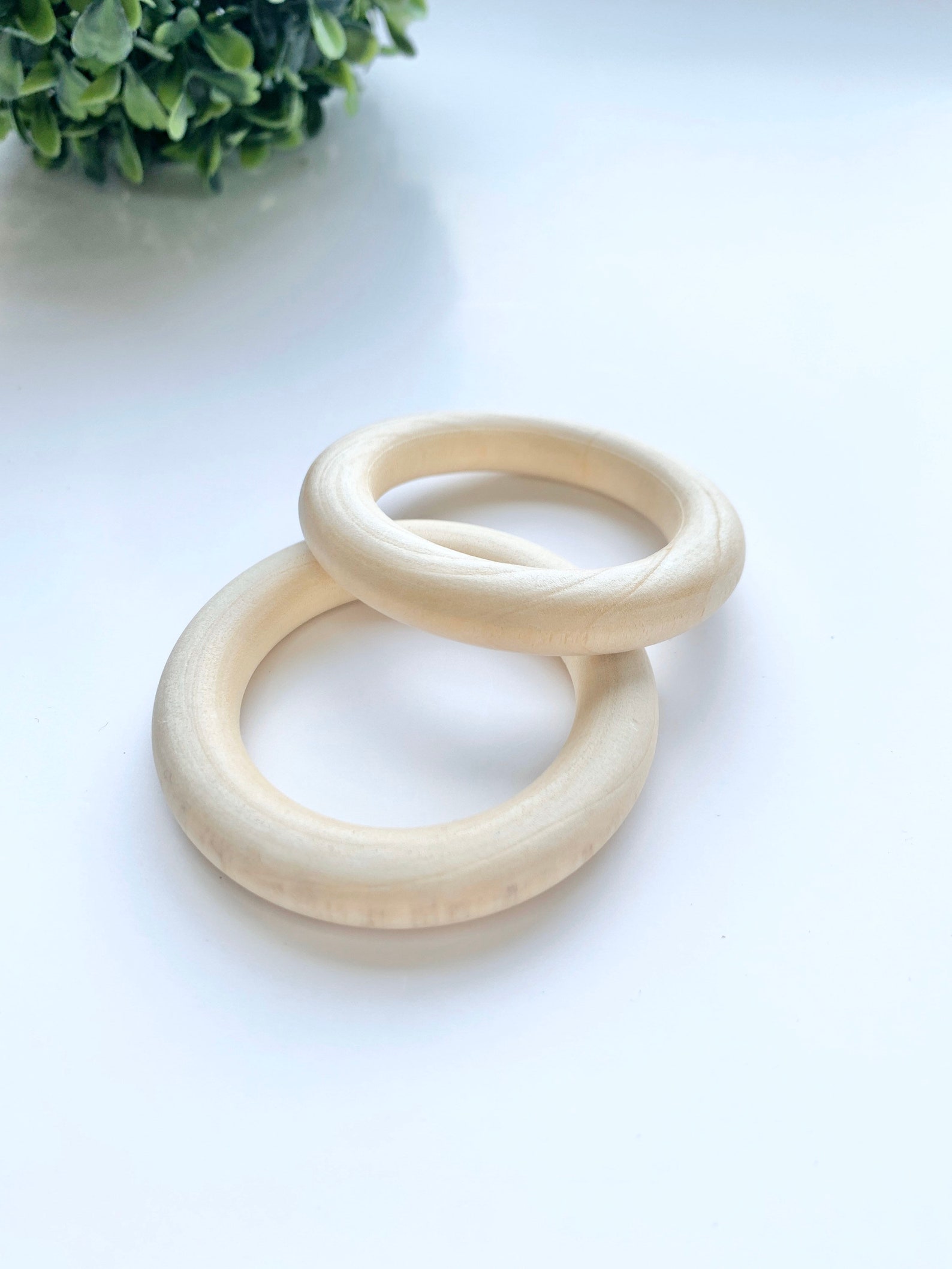 Wood Teething Ring Coconut Oil Teether Soothing Baby Teether Etsy UK