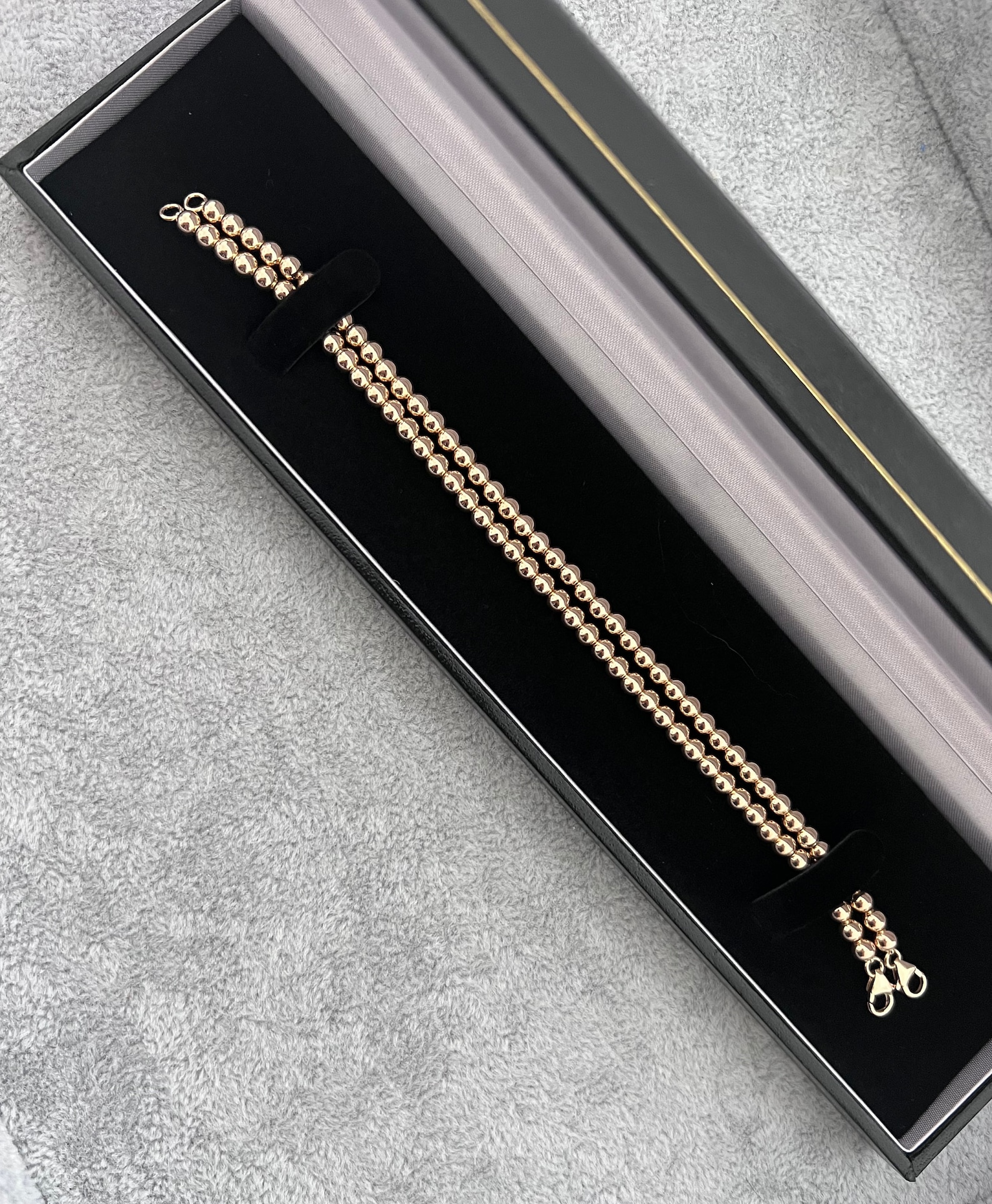 Classic Gold 4mm Bracelet main image 1