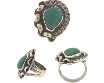 Vintage / Estate Sterling Silver Turquoise Ring