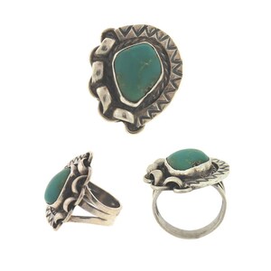 Vintage / Estate Sterling Silver Turquoise Ring