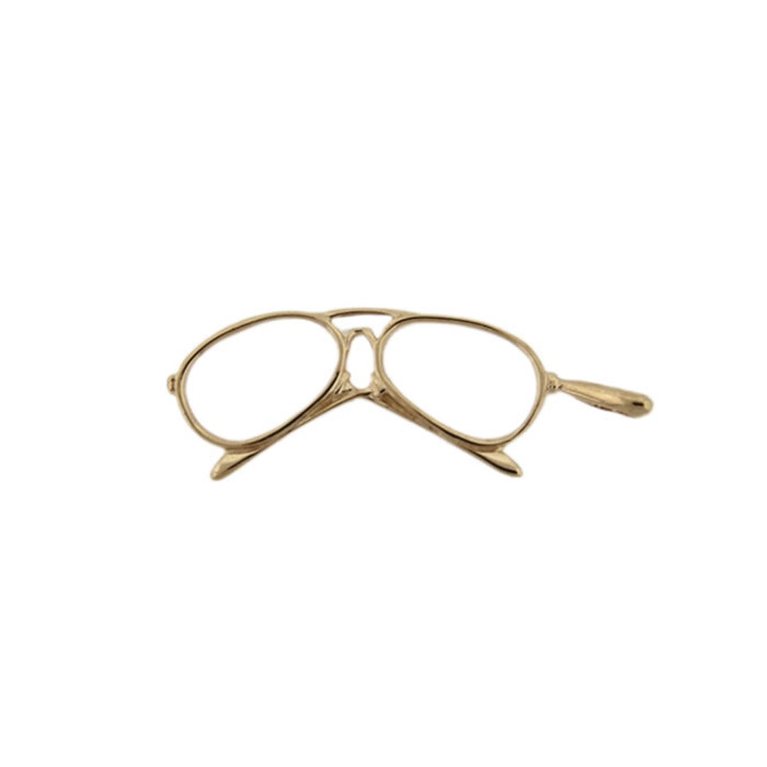 Vintage / Estate 14k Yellow Gold Aviator Eyeglasses Charm - Etsy
