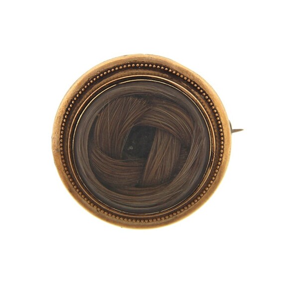 Mourning Jewelry Victorian Brooch
