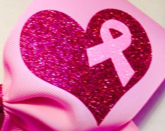 HEART DECAL ONLY Breast cancer awareness