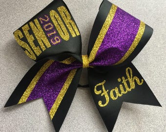 Customizable Senior or any grade with year Cheer Bow