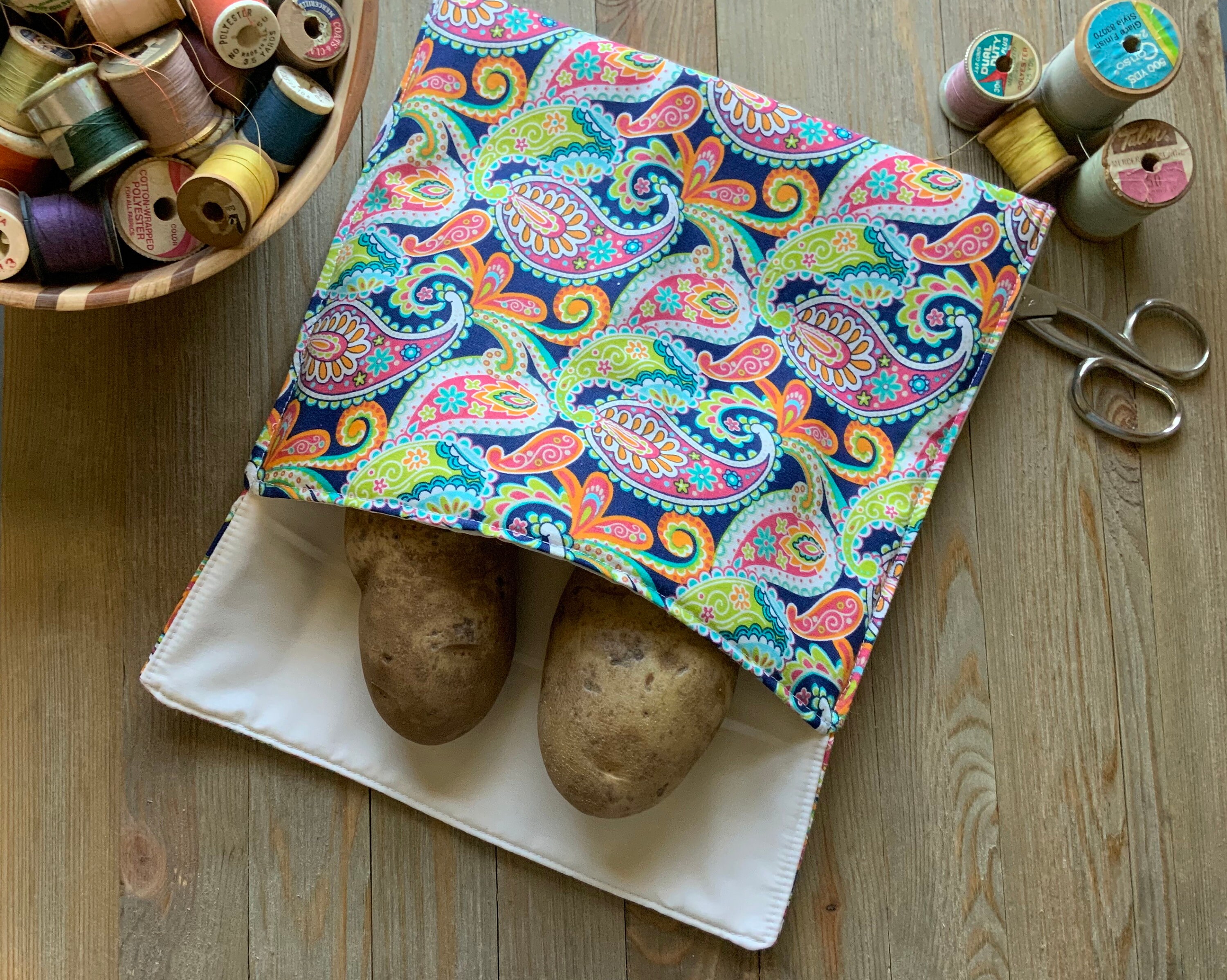 Baked Potato Bag Microwave Potato Bag Microwave Baked Potato Etsy UK