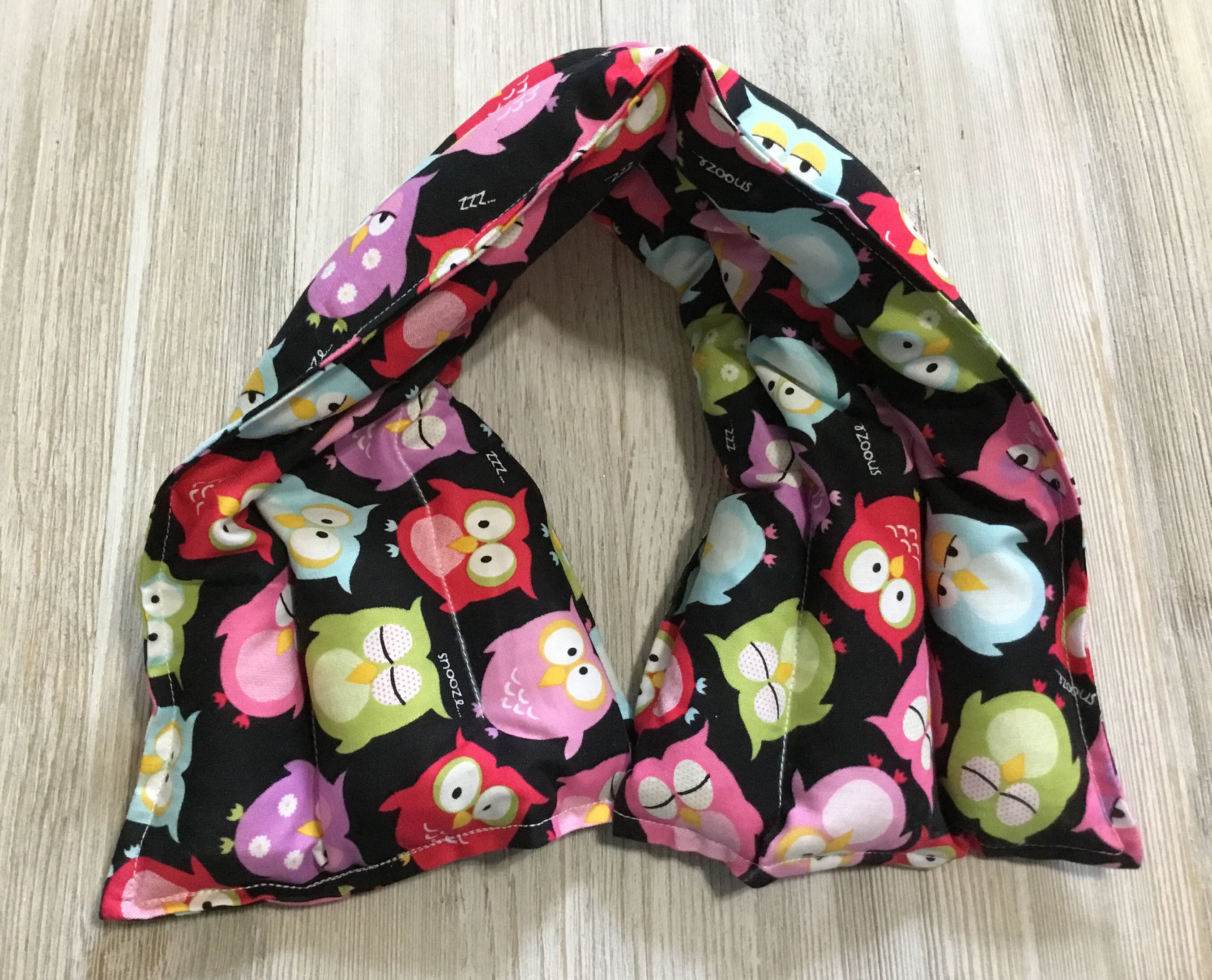 Neck Heat Wrap Flaxseed Rice Heating Pad Microwaveable Rice Etsy