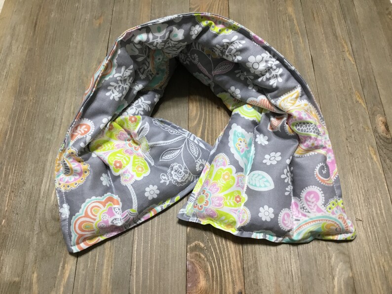 Flax Seed Rice heating pad hot cold pack Microwave rice bag Etsy