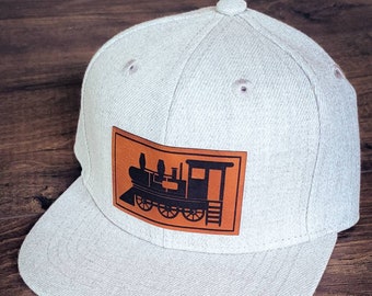 Train infant and youth trucker hat