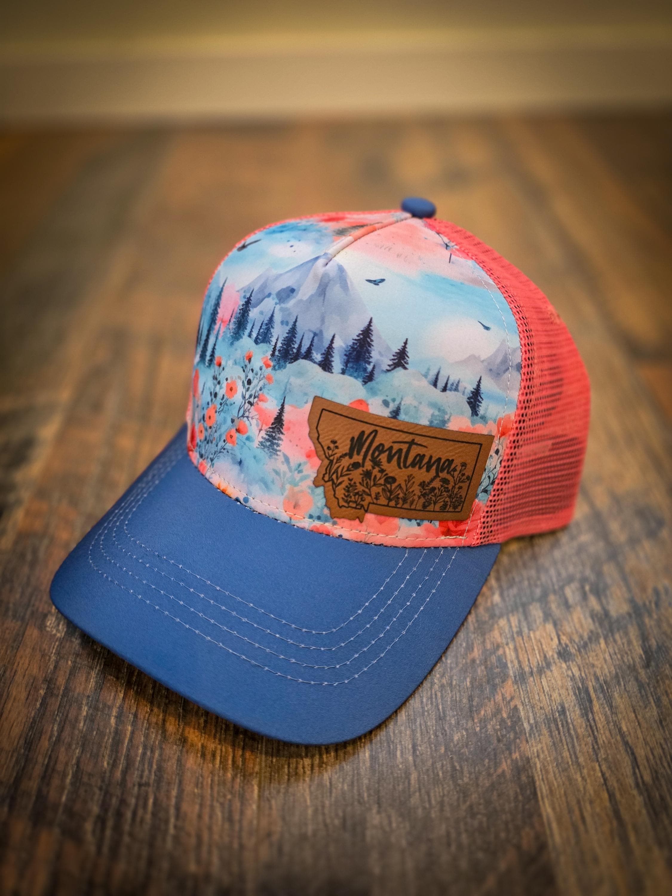 Painted Mountain Hat - Etsy