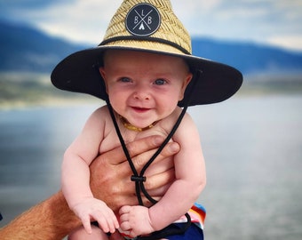 Custom Beach hat infant-adult.