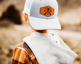 Initial hat fishing, hunting, golf, baseball