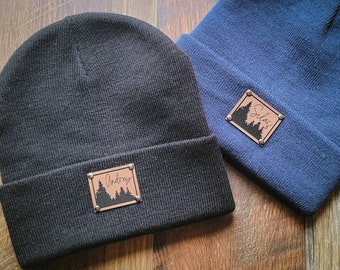 Treeline name beanie