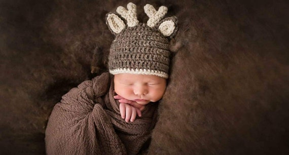 Crochet Deer Hat Pattern | Etsy Ireland
