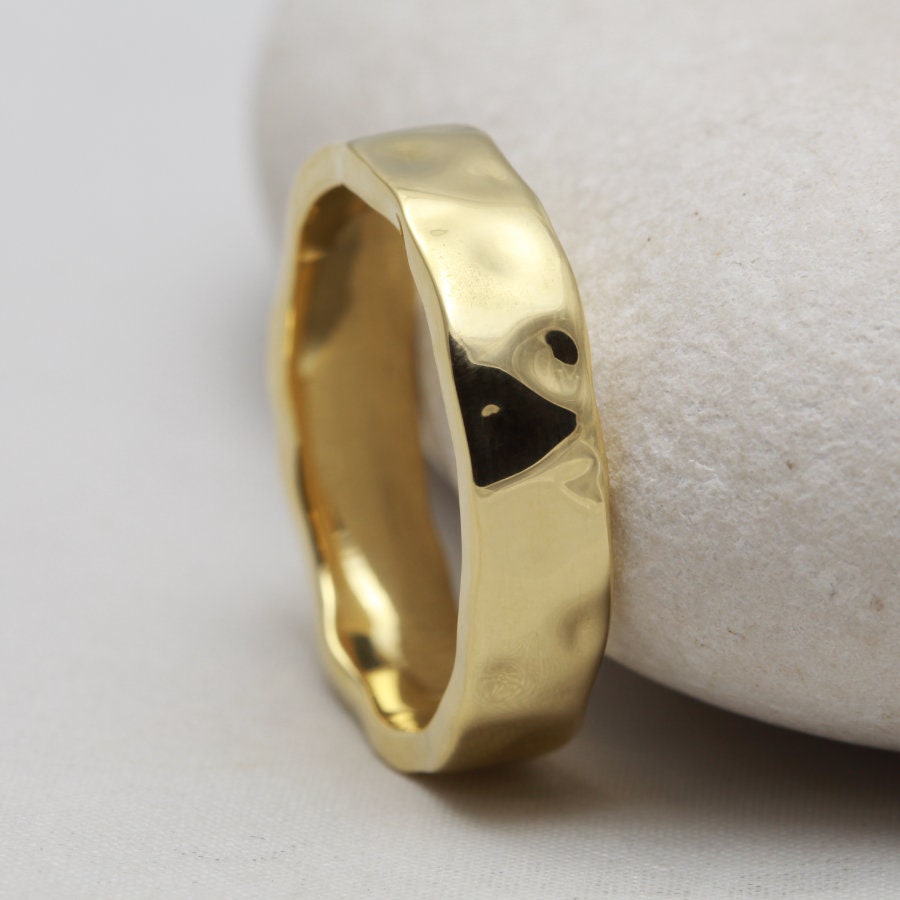 5mm Flat Profile 18ct Gold ardyne Ring - Etsy