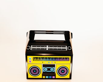 Music Radio Boombox Treat Boxes Music Party Favor Boxes