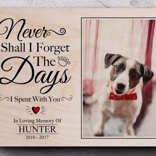 gift ideas for dog passing