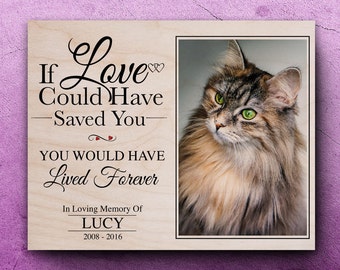 Pet Loss Gifts, Pet Memorial Frame, Custom Cat Portrait, Cat Memorial, Loss Of a Cat, Cat Frame, Cat Loss Gifts, Pet Memorial Gift Ideas