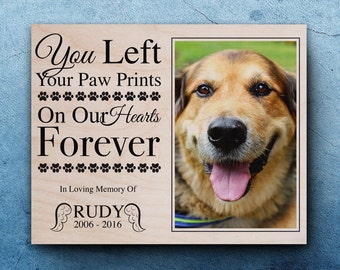 Pet Memorial Frame, Pet Loss Gifts, Dog Sympathy, Pet Memorial Frames For Dogs, Pet Memorial Picture Frame, Personalized Dog Memorial Frames