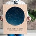 Night Sky When We Met Personalized Gift for Men Gifts for Boyfriend Valentines Girlfriend Anniversary Gift Husband Engagement Gift Star Map