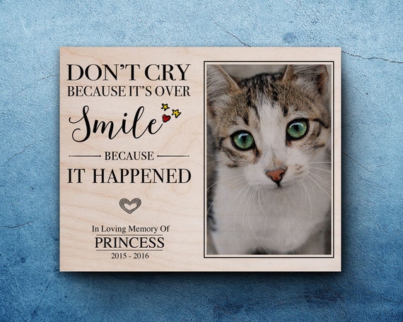custom pet memorial cat