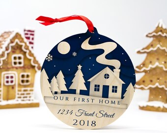 First Home Ornament, Our First Home Ornament, Our First Home, Our First Christmas, First Christmas Ornament, First Home Christmas Ornament