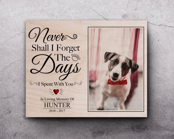 memorial gift for deceased dog