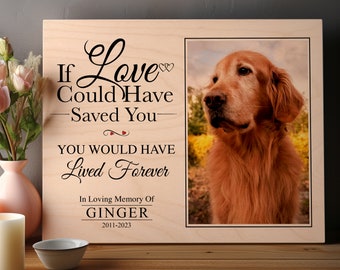 Pet Memorial Plaque, Gift For Pet Loss Frame In Memory Of Dog Memorial Gift Loss Of Dog Loss Gift Pet Memorial Gift Ideas, Dog Sympathy Gift