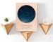 Custom Star Map, Constellation Print On Wood, Personalized Star Map, Custom Constellation Map, 5th Anniversary Gift, NO FRAMING NEEDED 