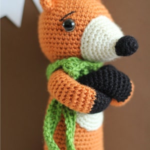 Cute Fox Amigurumi Crochet PATTERN ONLY, Finn McFox, pdf Amigurumi Stuffed Animal Toy Pattern, English Only image 4