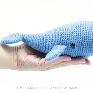 Crochet Amigurumi Whale and Narwhal PATTERN ONLY, Barney and Nina pdf Stuffed Animal Toy Pattern ENGLISH only image 5