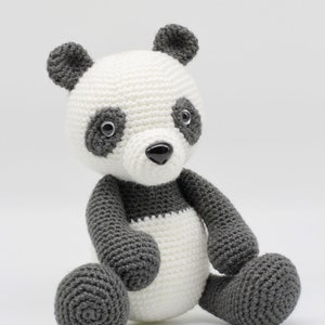 Crochet Amigurumi Panda, PATTERN ONLY, Boo the Panda, pdf Stuffed Animal Toy Pattern, English Only image 2