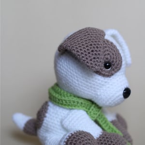 Crochet Amigurumi Puppy Dog PATTERN ONLY, Jack Pup, pdf Stuffed Animal Toy Pattern, English Only image 3