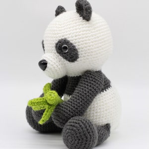 Crochet Amigurumi Panda, PATTERN ONLY, Boo the Panda, pdf Stuffed Animal Toy Pattern, English Only image 7