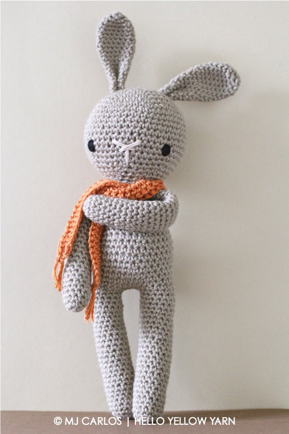 Crochet Amigurumi Cute Bunny PATTERN ONLY, Crochet Stuffed Animal, Pdf  Bunny Rabbit Pattern, English Only 
