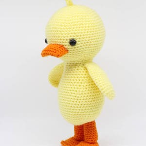 Crochet Amigurumi Duck PATTERN ONLY, Quigley The Duck, pdf Stuffed Animal Toy Pattern, English Only image 2