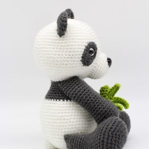 Crochet Amigurumi Panda, PATTERN ONLY, Boo the Panda, pdf Stuffed Animal Toy Pattern, English Only image 4