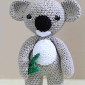 Crochet Amigurumi Koala PATTERN ONLY, KC Koala Cute Amigurumi, pdf Stuffed Animal Toy Pattern, English Only image 2