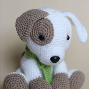 Crochet Amigurumi Puppy Dog PATTERN ONLY, Jack Pup, pdf Stuffed Animal Toy Pattern, English Only image 2