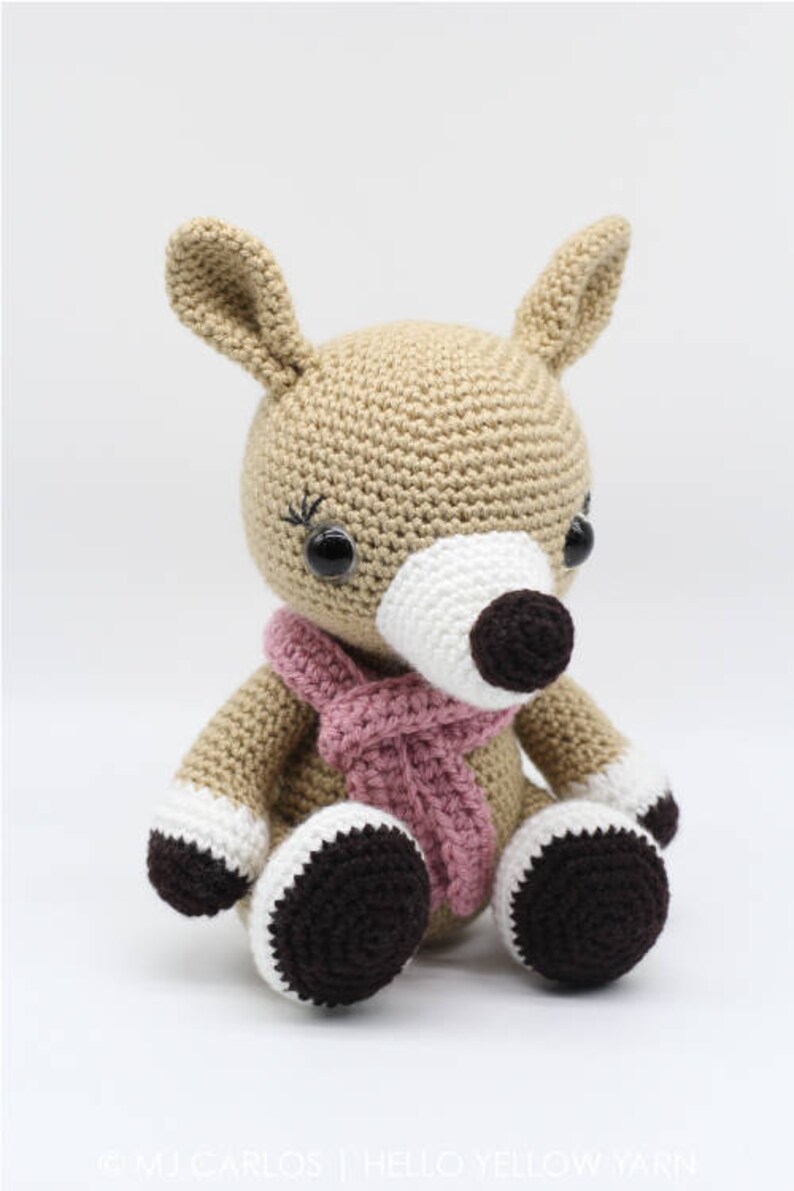 Crochet Amigurumi Baby Deer PATTERN ONLY Woodland Fawn Pdf Etsy