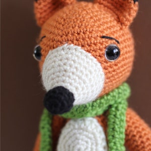 Cute Fox Amigurumi Crochet PATTERN ONLY, Finn McFox, pdf Amigurumi Stuffed Animal Toy Pattern, English Only image 5