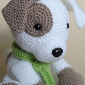 Crochet Amigurumi Puppy Dog PATTERN ONLY, Jack Pup, pdf Stuffed Animal Toy Pattern, English Only image 4