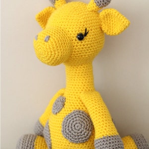 Crochet Amigurumi Giraffe PATTERN ONLY, Graceful Gemma Giraffe, pdf Amigurumi Stuffed Toy Pattern, English Only image 3