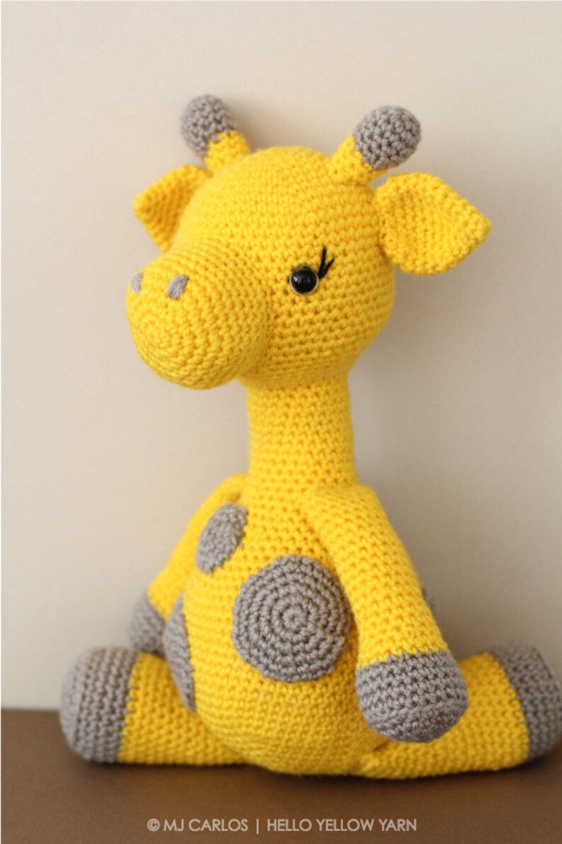 Crochet Amigurumi Giraffe PATTERN ONLY, Graceful Gemma Giraffe, pdf Amigurumi Stuffed Toy Pattern, English Only image 3