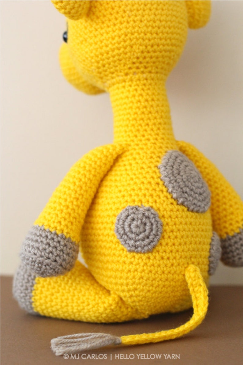 Crochet Amigurumi Giraffe PATTERN ONLY, Graceful Gemma Giraffe, pdf Amigurumi Stuffed Toy Pattern, English Only image 5